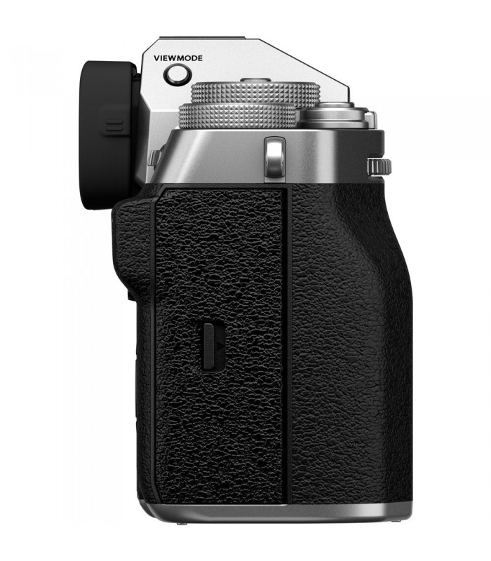 دوربین بدون آینه فوجی فیلم مدل Fujifilm X-T5 رنگ نقره‌ای همراه با لنز XF 16-80mm
