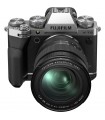 دوربین بدون آینه فوجی فیلم مدل Fujifilm X-T5 رنگ نقره‌ای همراه با لنز XF 16-80mm