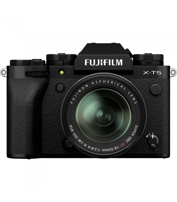 دوربین بدون آینه فوجی فیلم مدل Fujifilm X-T5 رنگ مشکی به همراه لنز XF 18-55mm