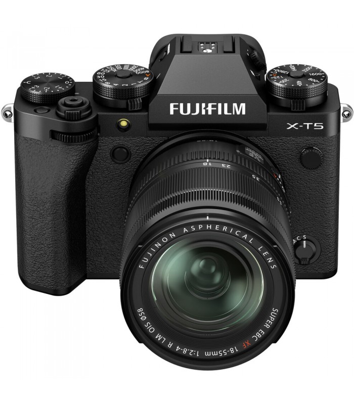 دوربین بدون آینه فوجی فیلم مدل Fujifilm X-T5 رنگ مشکی به همراه لنز XF 18-55mm