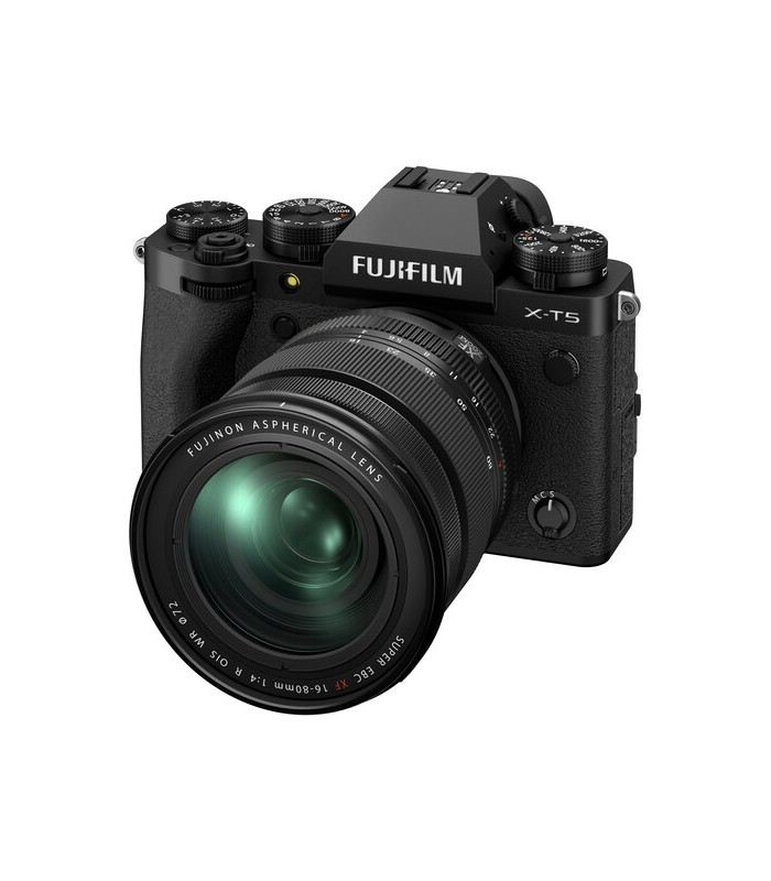 دوربین بدون آینه فوجی فیلم مدل Fujifilm X-T5 رنگ مشکی به همراه لنز XF 16-80mm