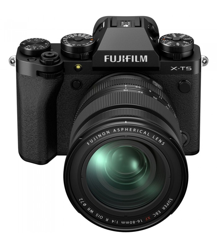 دوربین بدون آینه فوجی فیلم مدل Fujifilm X-T5 رنگ مشکی به همراه لنز XF 16-80mm