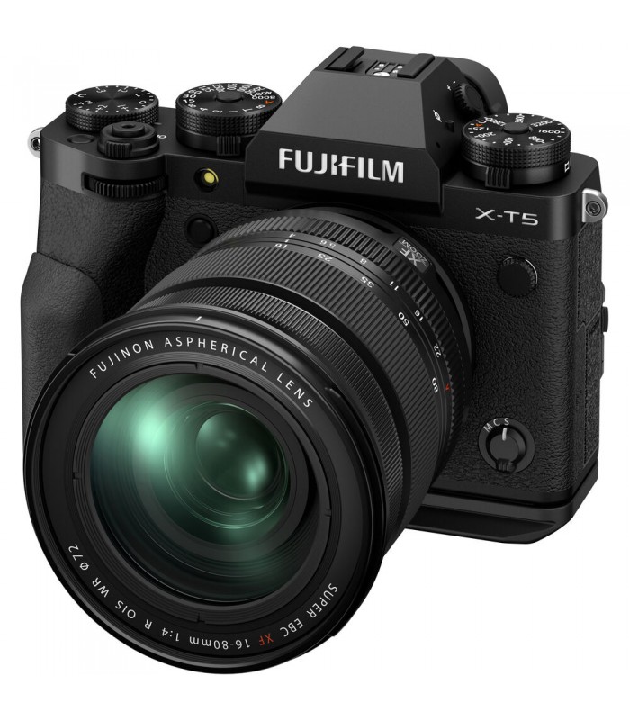 دوربین بدون آینه فوجی فیلم مدل Fujifilm X-T5 رنگ مشکی به همراه لنز XF 16-80mm
