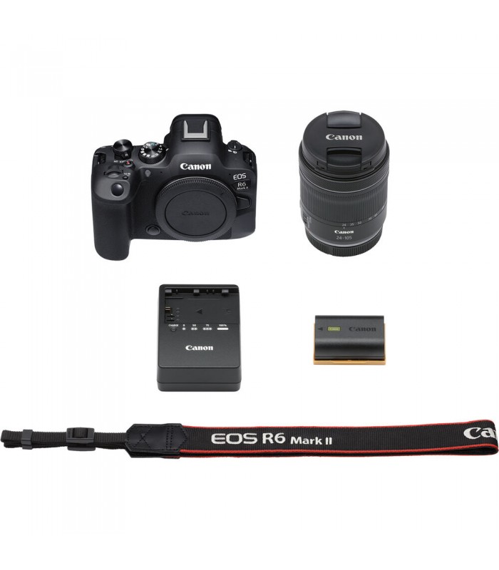 دوربین دیجیتال بدون آینه کانن مدل EOS R6 Mark II همراه با لنز RF 24-105mm f/4-7.1