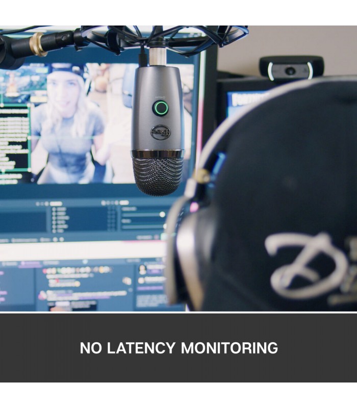 میکروفون کاندنسر مولتی پترن بلو مدل Blue Yeti Nano رنگ خاکستری