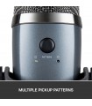 میکروفون کاندنسر مولتی پترن بلو مدل Blue Yeti Nano رنگ خاکستری