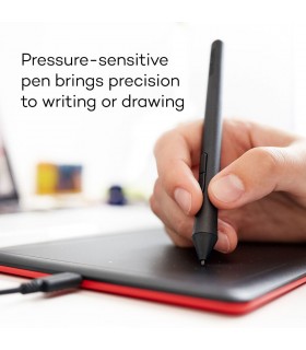 قلم نوری Wacom مدل One - CTL-672-N - Medium - رنگ مشکی
