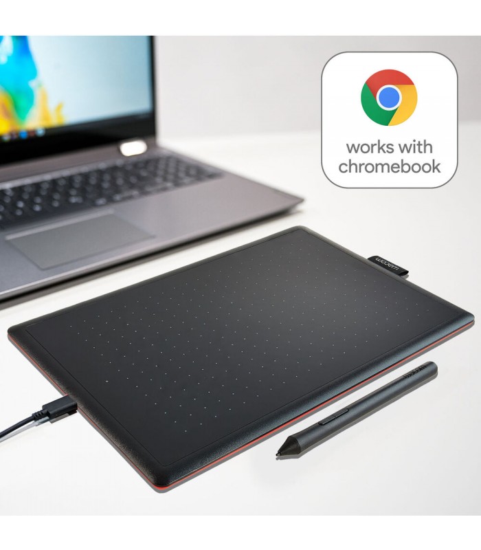 قلم نوری Wacom مدل One - CTL-672-N - Medium - رنگ مشکی