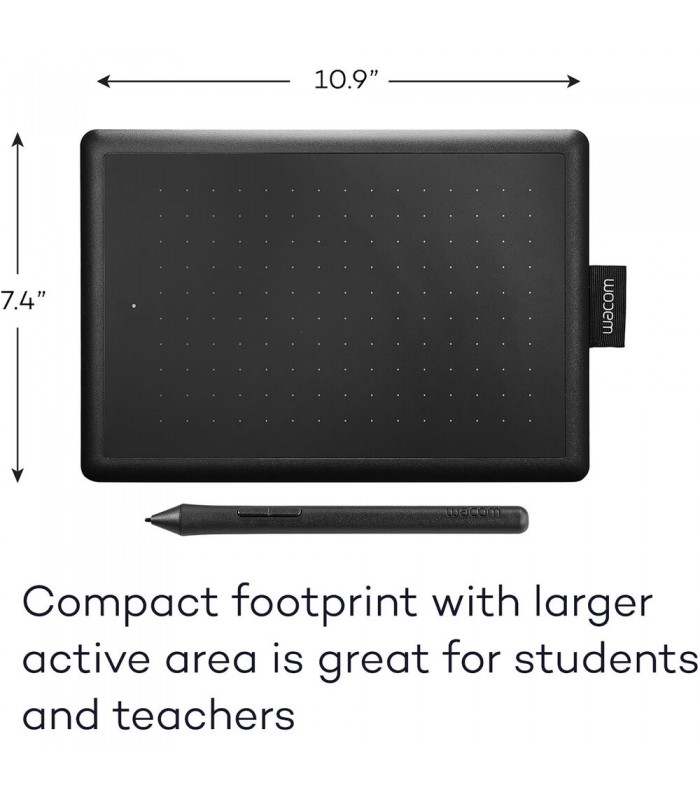 قلم نوری Wacom مدل One - CTL-672-N - Medium - رنگ مشکی
