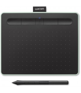 قلم نوری Wacom مدل Intuos Bluetooth - Small - CTL-4100WLE-N - رنگ سبز مغز پستهای
