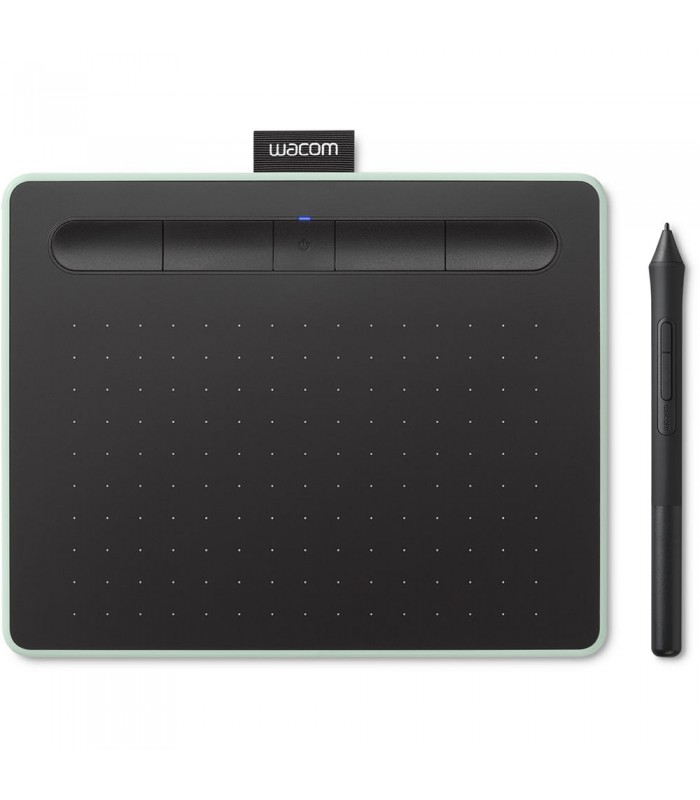 قلم نوری Wacom مدل Intuos Bluetooth - Small - CTL-4100WLE-N - رنگ سبز مغز پستهای