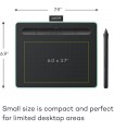 قلم نوری Wacom مدل Intuos Bluetooth - Small - CTL-4100WLE-N - رنگ سبز مغز پستهای