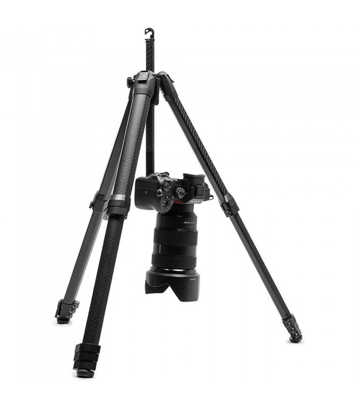 سه‌پایه فیبر کربنی پیک دیزاین مدل Peak Design Travel Tripod - TT-CB-5-150-CF-1