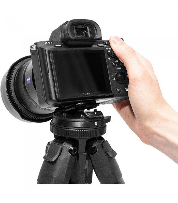 سه‌پایه فیبر کربنی پیک دیزاین مدل Peak Design Travel Tripod - TT-CB-5-150-CF-1