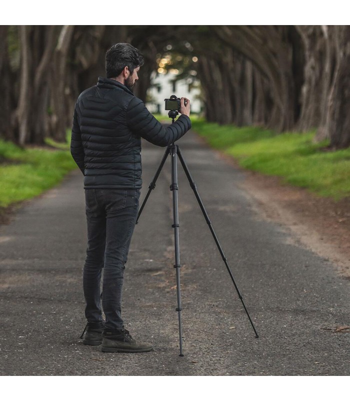 سه‌پایه فیبر کربنی پیک دیزاین مدل Peak Design Travel Tripod - TT-CB-5-150-CF-1