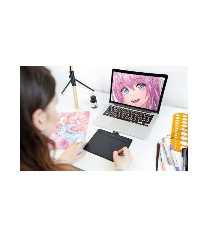 قلم نوری Wacom مدل Intuos Manga Edition - CTL-4100WLK-M