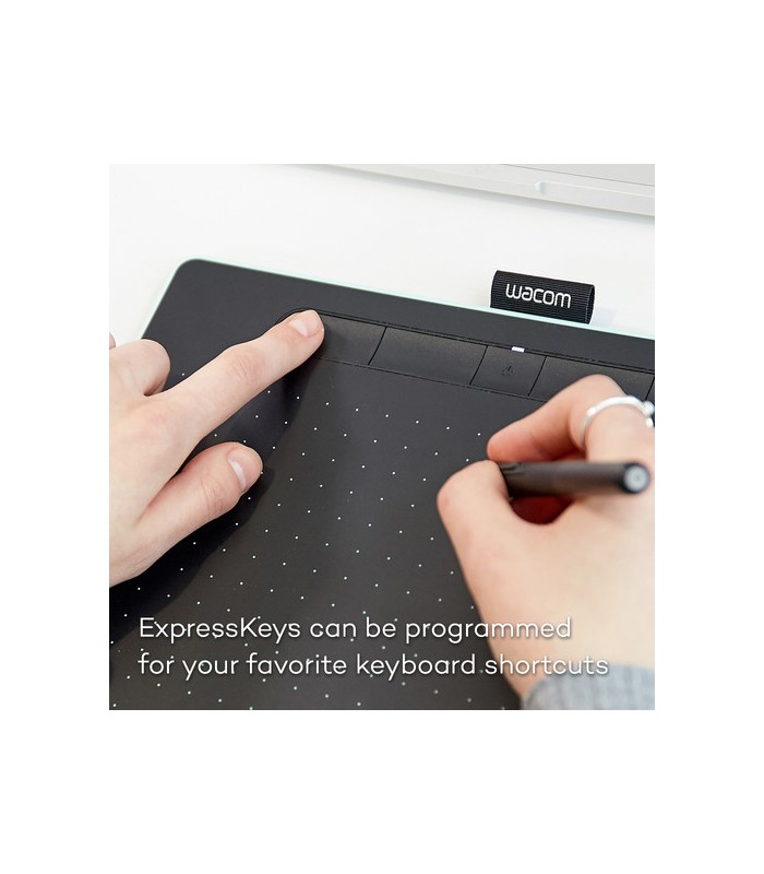 قلم نوری Wacom مدل Intuos Medium - CTL-6100K-B رنگ مشکی