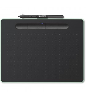 قلم نوری Wacom مدل Intuos Medium Bluetooth - CTL-6100WLKE-N رنگ سبز مغز پستهای