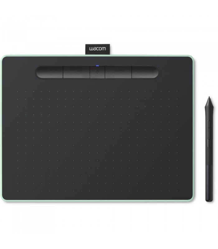 قلم نوری Wacom مدل Intuos Medium Bluetooth - CTL-6100WLKE-N رنگ سبز مغز پستهای