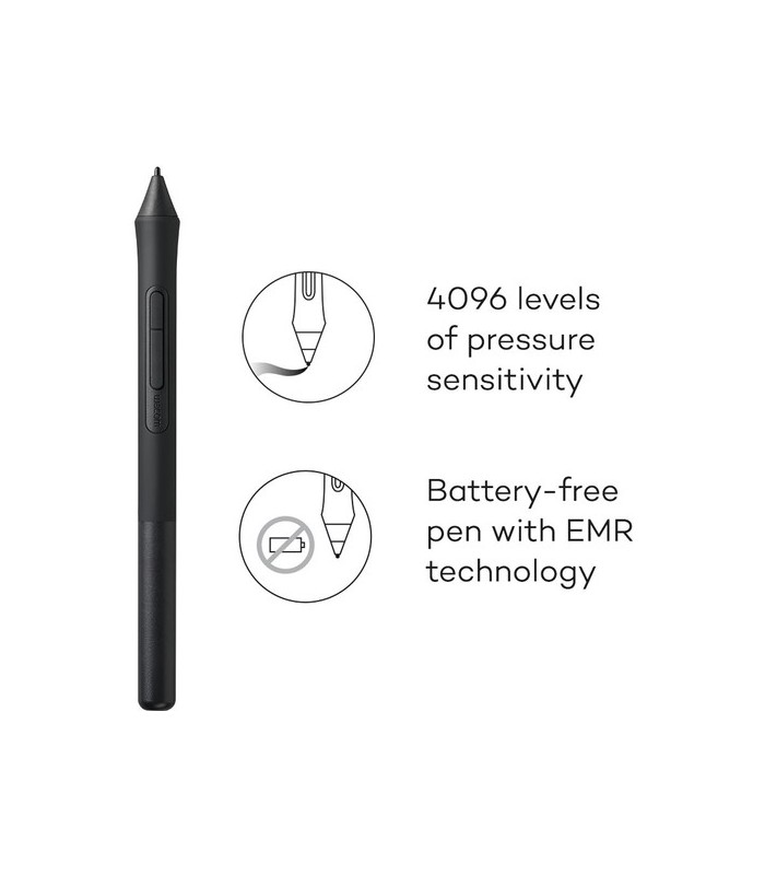 قلم نوری Wacom مدل Intuos Medium Bluetooth - CTL-6100WLKE-N رنگ سبز مغز پستهای
