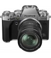 دوربین بدون آینه فوجی فیلم Fujifilm X-T4 با لنز ۵۵-۱۸ میلی‌متر - رنگ نقره‌ای