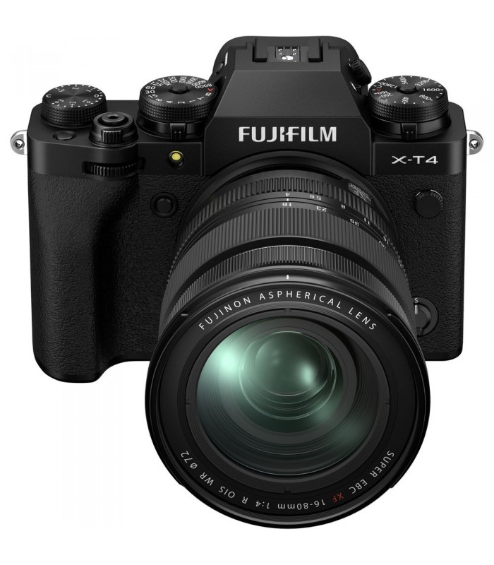 دوربین بدون آینه فوجی فیلم مدل Fujifilm X-T4 به همراه لنز ۸۰-۱۶ میلی‌متری - رنگ مشکی