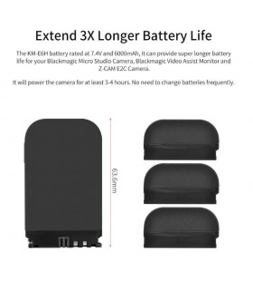 باتری دوربین کینگما مدل Kingma KM-E6H - 6000mAh