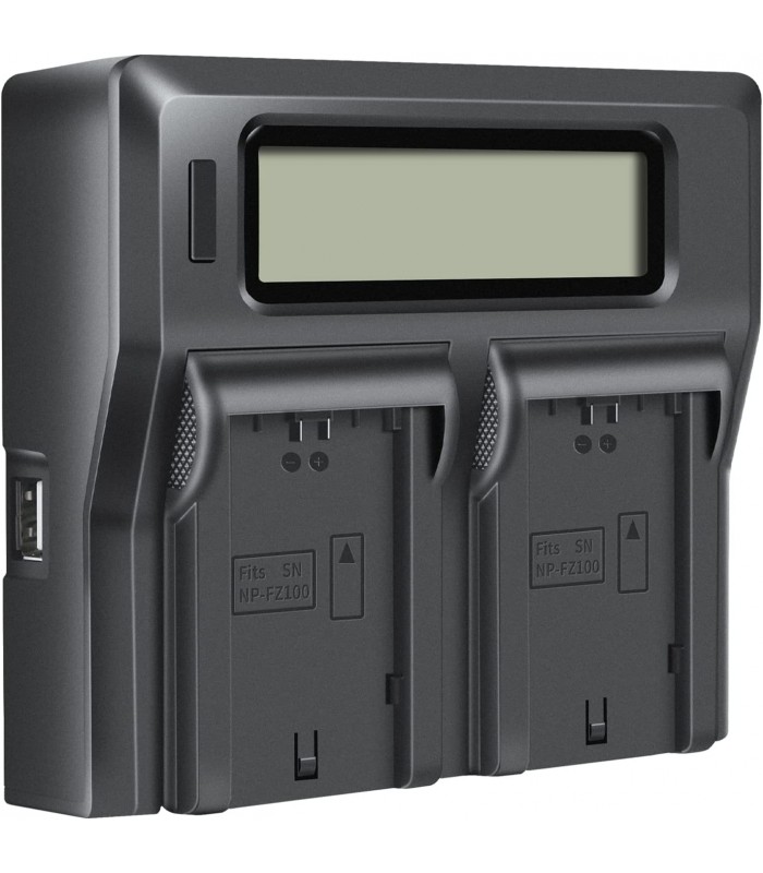 شارژر باتری Kingma مناسب برای شارژ دو باتری NP-FZ100