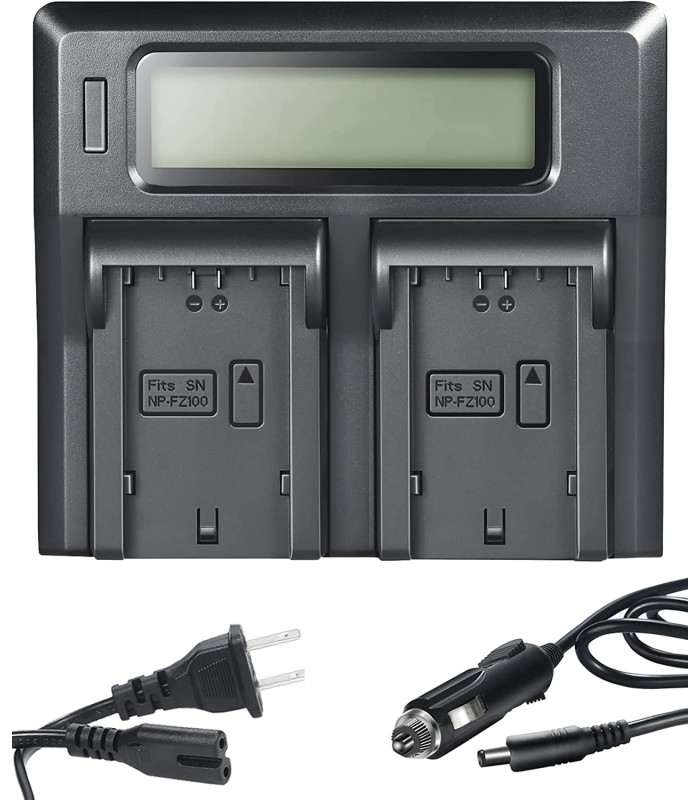 شارژر باتری Kingma مناسب برای شارژ دو باتری NP-FZ100