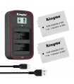 شارژر باتری Kingma مناسب برای شارژ دو باتری LP-E8