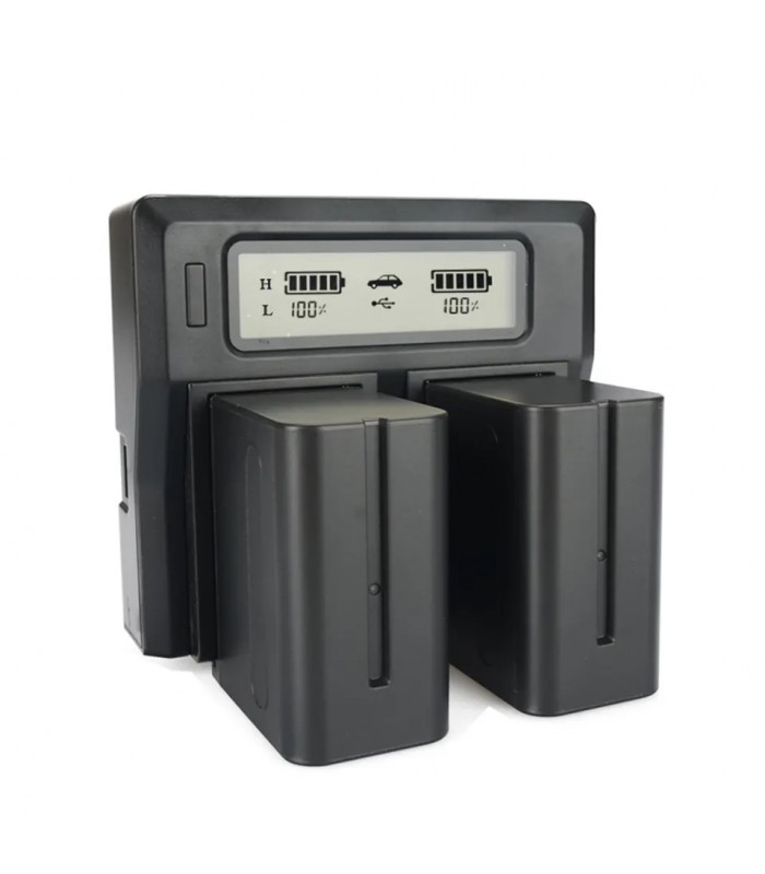 شارژر باتری Kingma مناسب برای شارژ دو باتری NP-F970