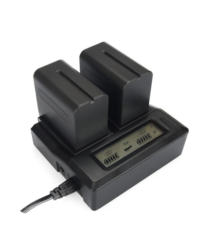 شارژر باتری Kingma مناسب برای شارژ دو باتری NP-F970