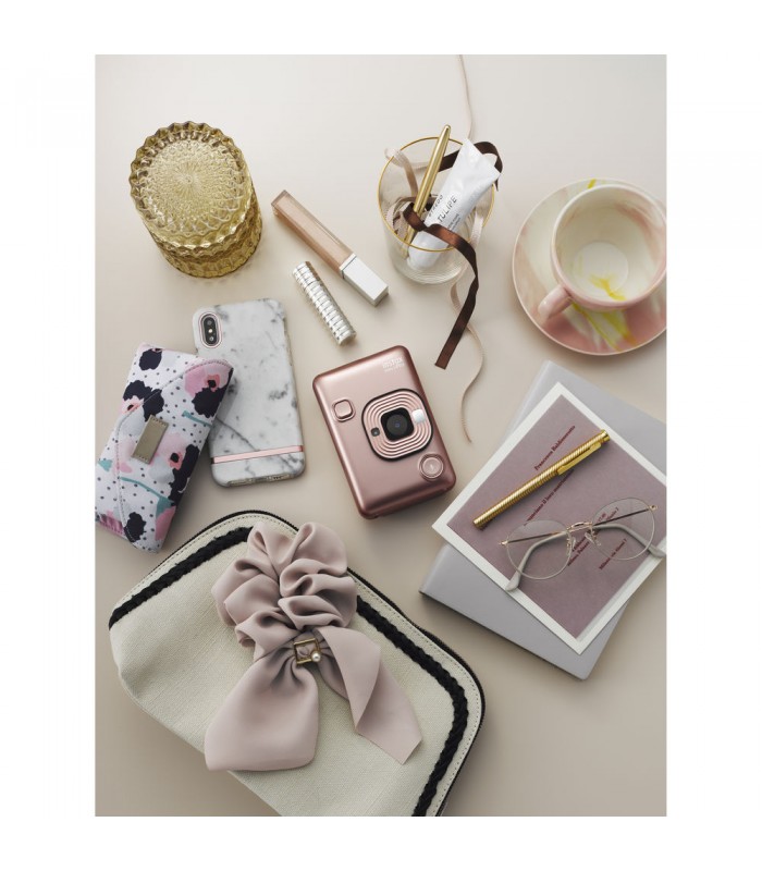 دوربین چاپ سریع فوجی‌فیلم مدل FUJIFILM INSTAX Mini LiPlay - رنگ طلایی