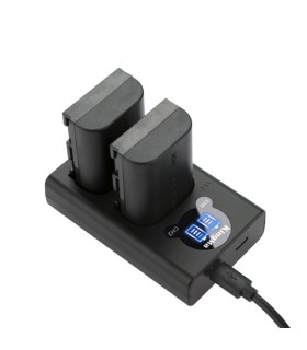 شارژر باتری Kingma مناسب برای شارژ دو باتری LP-E6