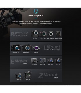پکیج ۴ عددی لنز Sirui مدل T2.9 1.6x Full-Frame Anamorphic مانت E سونی (۳۵، ۵۰، ۷۵ و ۱۰۰ میلی‌متری)