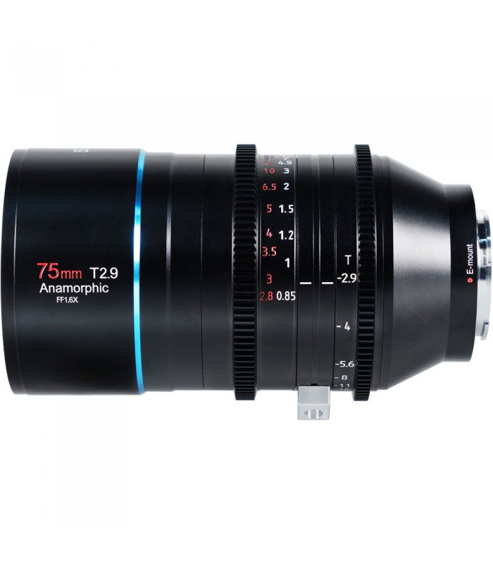 لنز Sirui 75mm T2.9 Full Frame 1.6x Anamorphic مانت E سونی