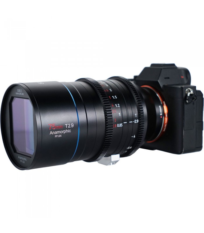 لنز Sirui 75mm T2.9 Full Frame 1.6x Anamorphic مانت E سونی