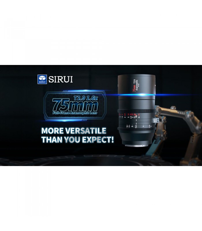 لنز Sirui 75mm T2.9 Full Frame 1.6x Anamorphic مانت E سونی
