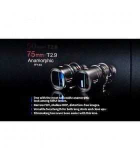 لنز Sirui 75mm T2.9 Full Frame 1.6x Anamorphic مانت E سونی
