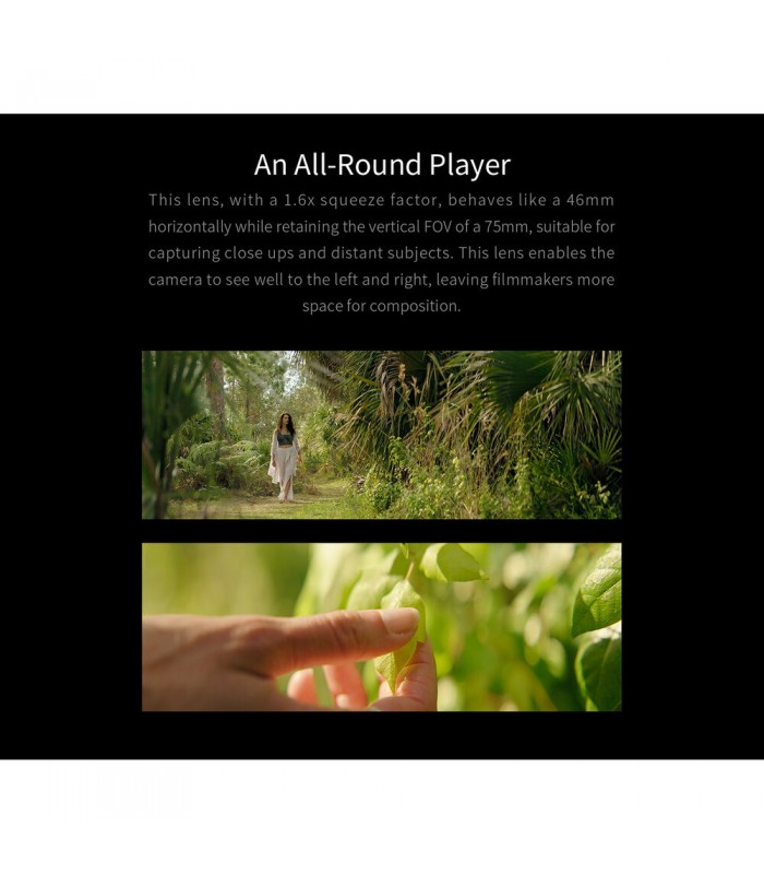 لنز Sirui 75mm T2.9 Full Frame 1.6x Anamorphic مانت E سونی