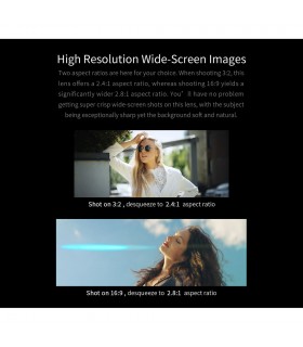 لنز Sirui 75mm T2.9 Full Frame 1.6x Anamorphic مانت E سونی