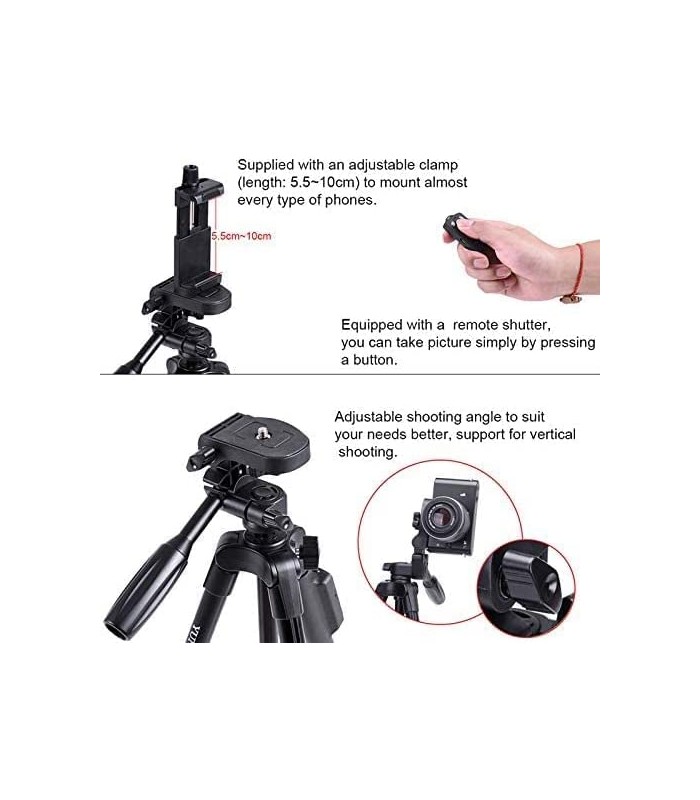سه‌پایه یانتنگ مدل Yunteng VCT-5208