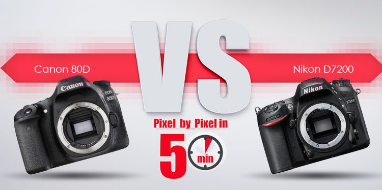 Nikon D7200 vs Canon 80D