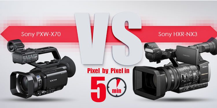 Sony X70 در برابر Sony NX3