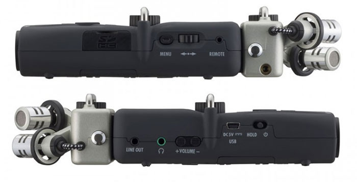 Zoom H5 از نمای بغل