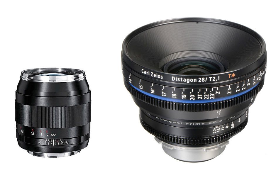 انواع لنز carl zeiss