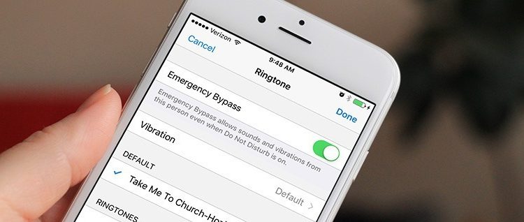 قابلیت Emergency Bypass آیفون