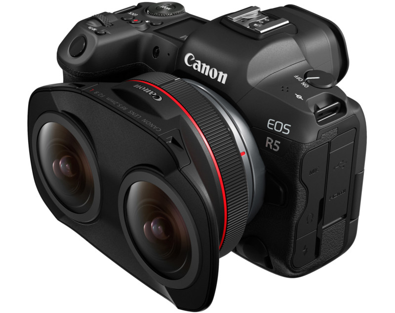 لنز سهبعدی واقعیت مجازی Canon RF 5.2mm f2.8L Dual Fisheye