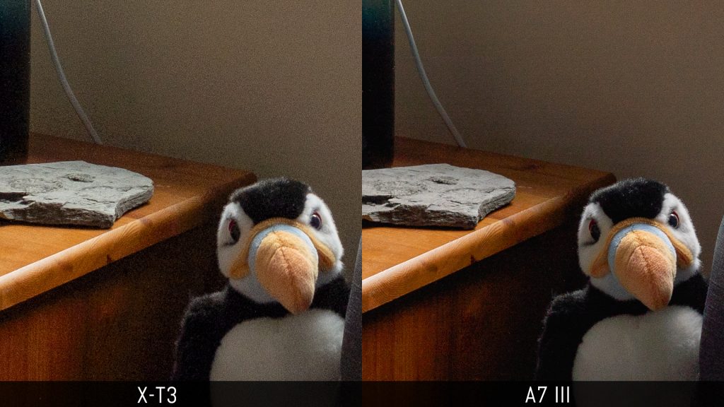 مقایسه تصویری از یک سوژه