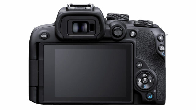 قسمت پشتی دوربین EOS R10 کانن